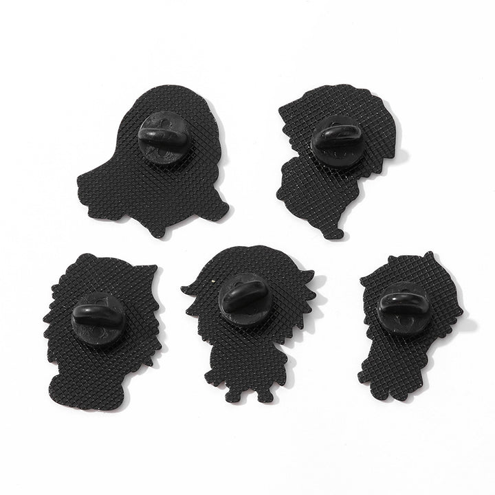 Demon Slayer: Kimetsu no Yaiba characters brooch badge