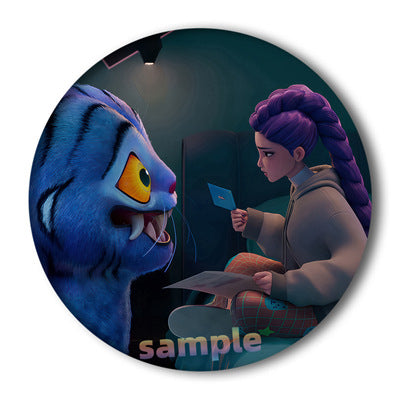 K-pop Demon Hunters Inspired Badges