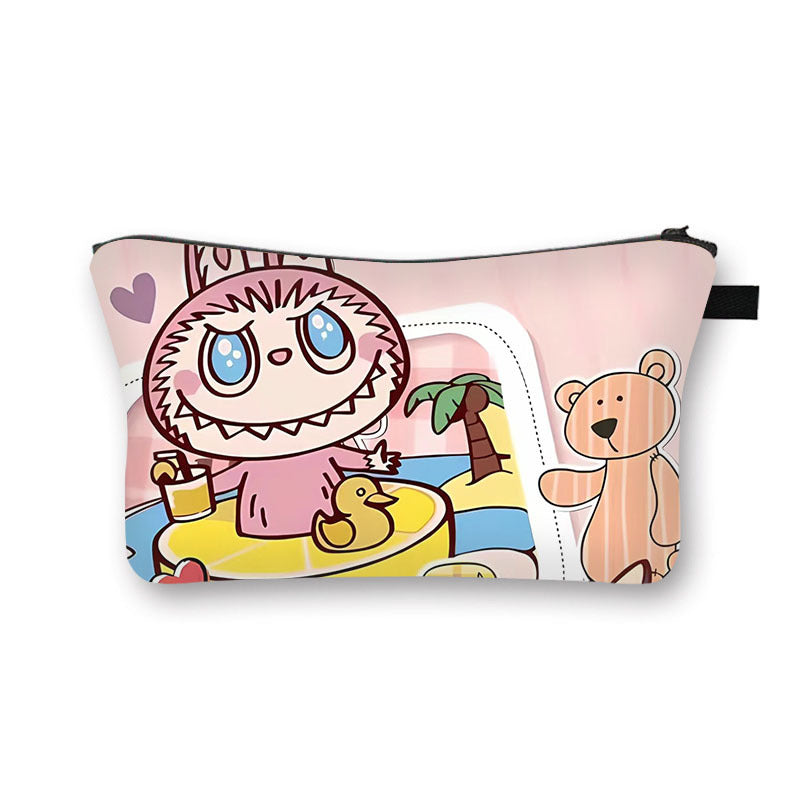 Labubu cosmetic bag portable toiletry bag