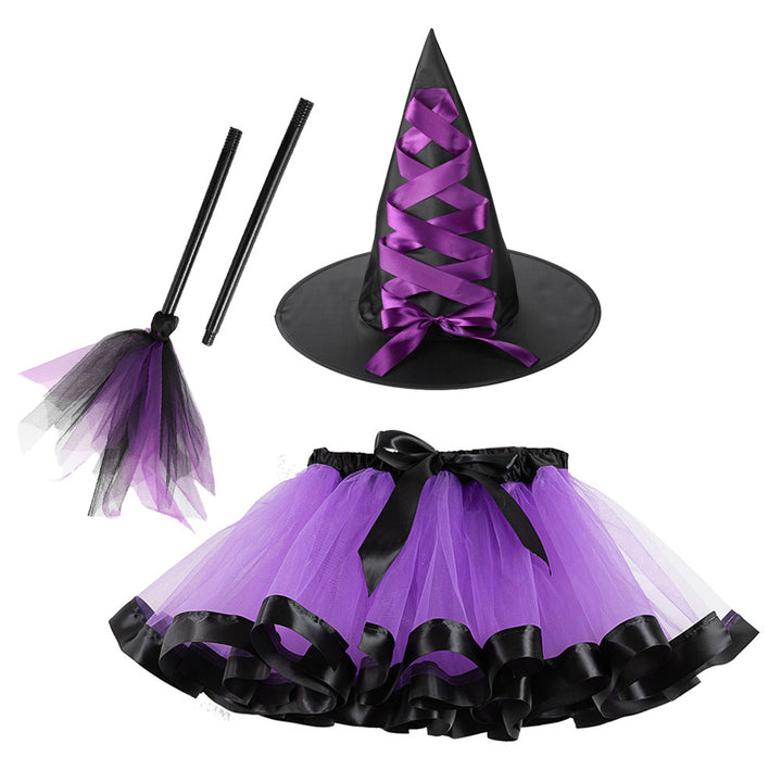 Halloween little devil mesh tutu skirt Halloween costumes