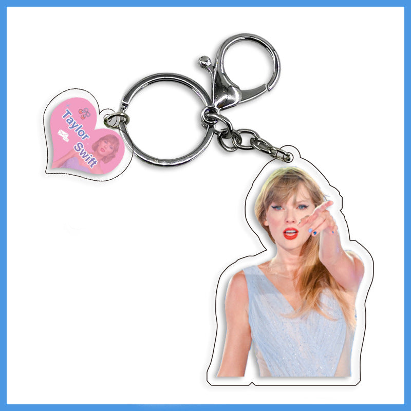 Taylor Swift pendant keychain Swiftie gifts