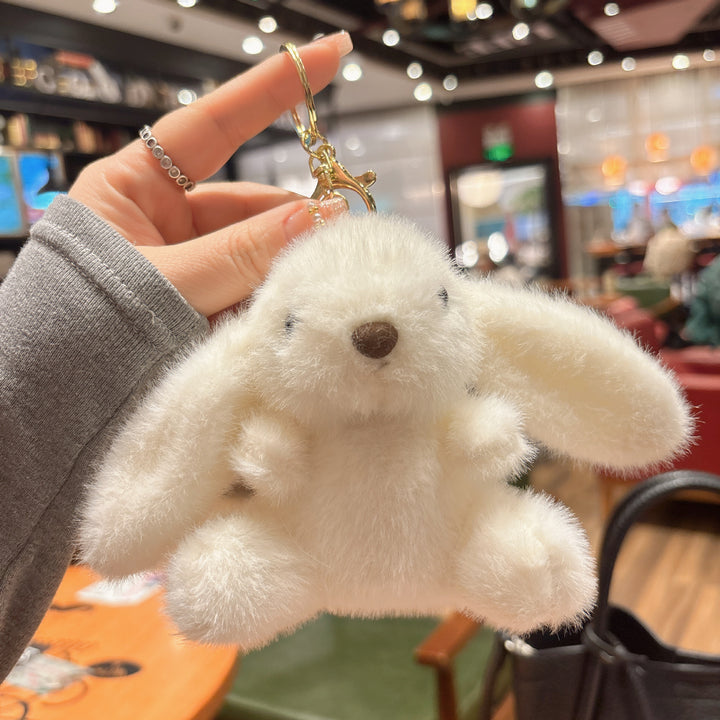 Cute bunny plush toy doll keychain pendant Easter gift