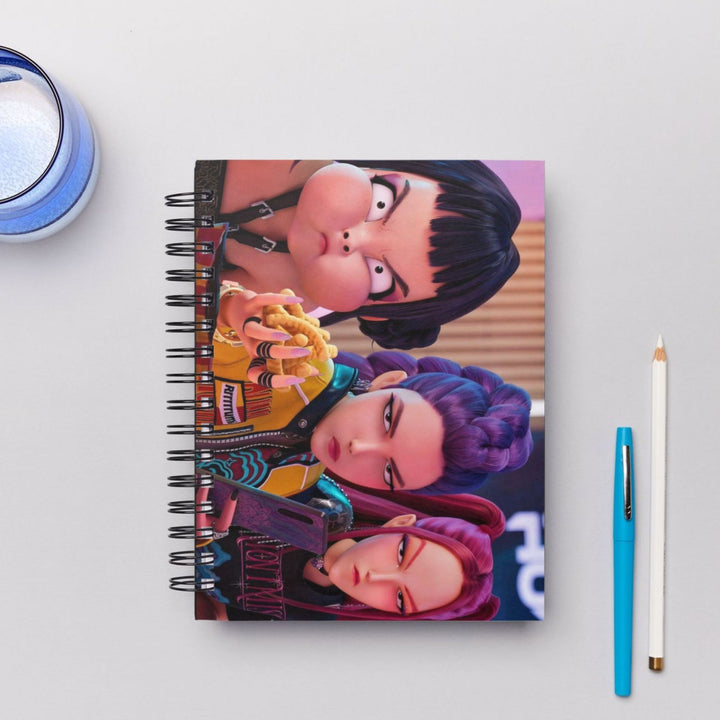 Kpop Demon Hunters coil notebook