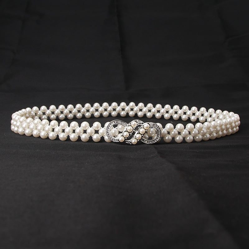 Women's Pearl Elastic Belt