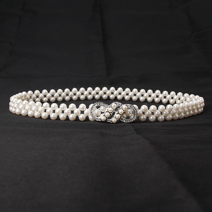 Women's Pearl Elastic Belt