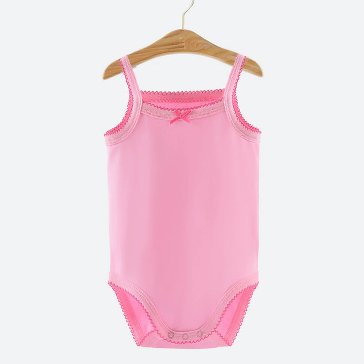 Baby cotton sling romper for summer
