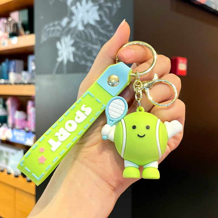 Creative Ball sports theme keychains pendants gift