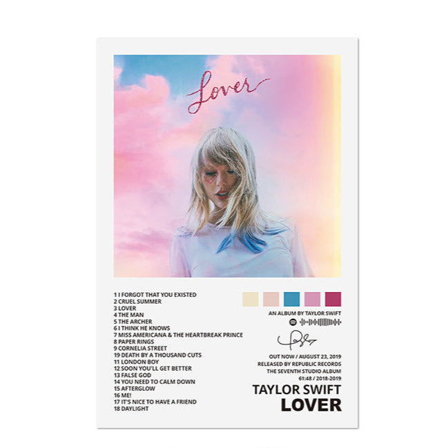 Taylor Swift album cover poster Swiftie gifts