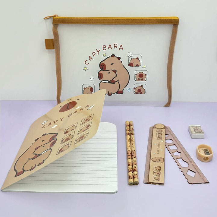 Cute monster inspired Student stationery set