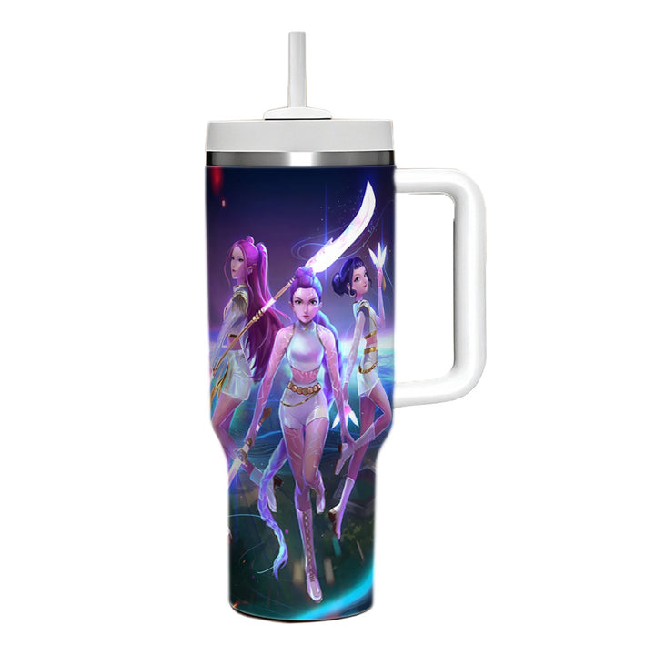 KDH K-pop inspired Stainless steel thermos Cups travel Tumblers-40oz