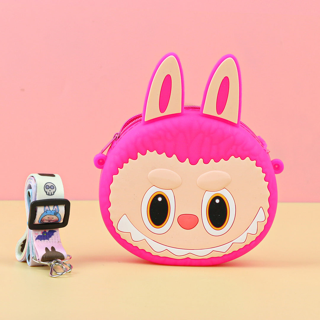 Labubu cute silicone crossbody bag labubu gift