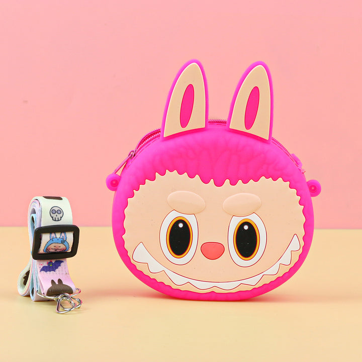 Labubu cute silicone crossbody bag labubu gift