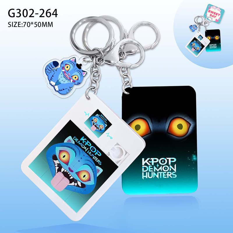 KPop Demon Hunters HUNTR/X Slide Puzzle keychain
