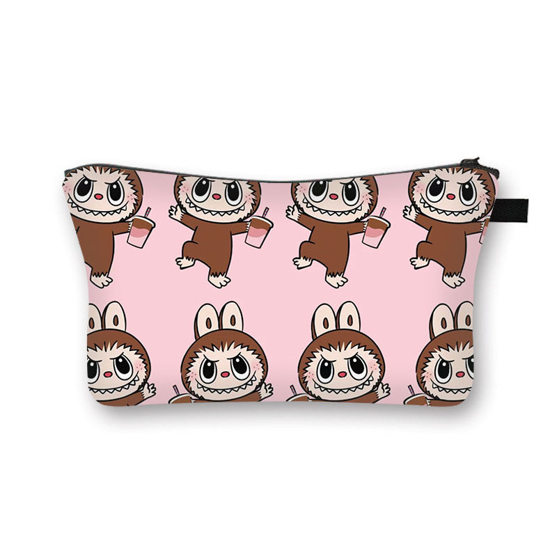 Labubu cosmetic bag portable toiletry bag