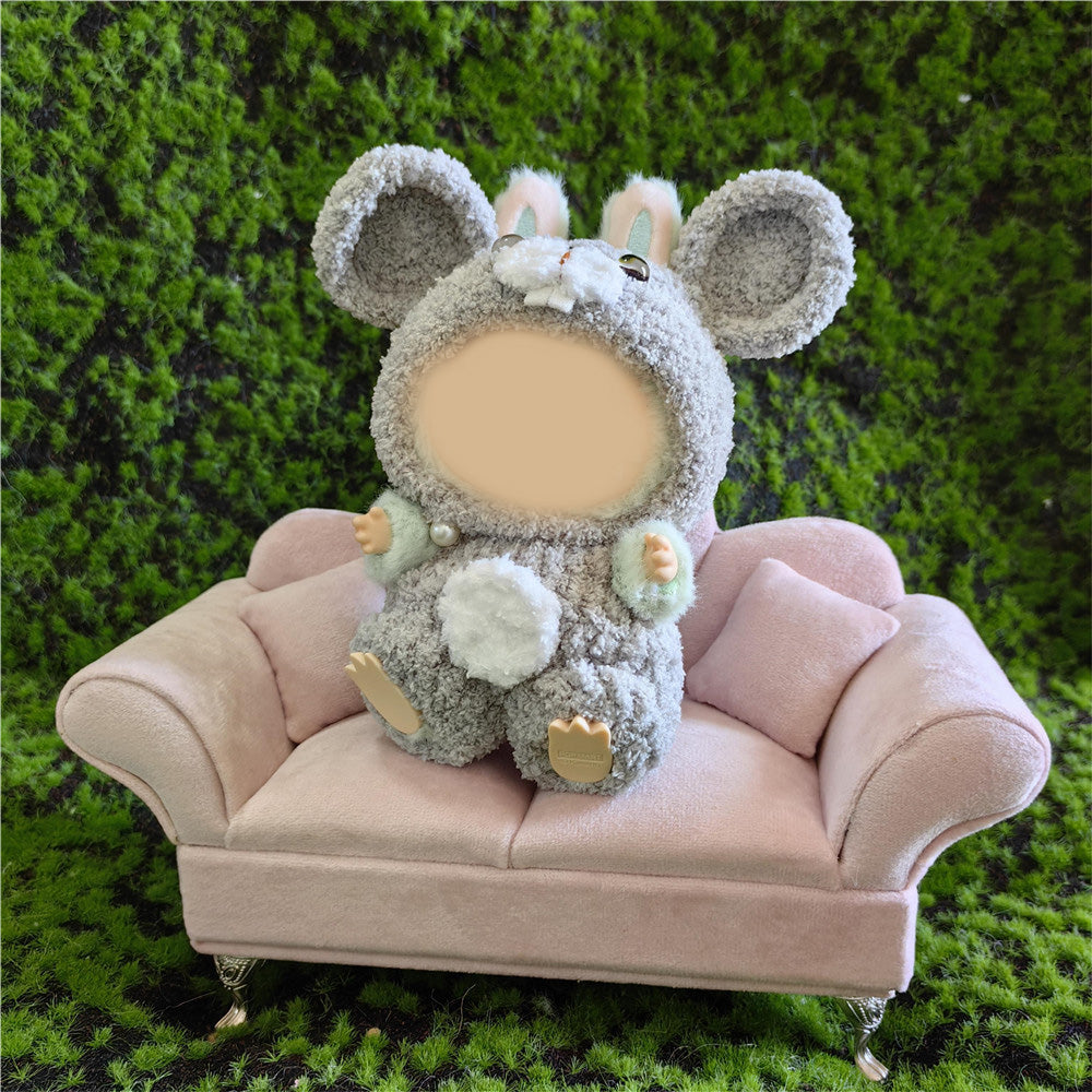 Handmade Crochet Cartoon characters Labubu outfit
