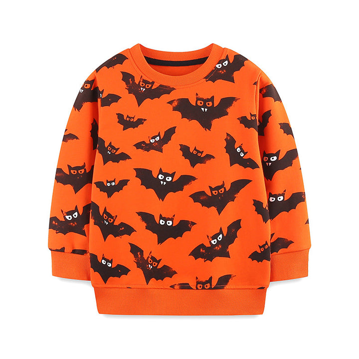 Halloween bat all-over printed sweatshirt for boys