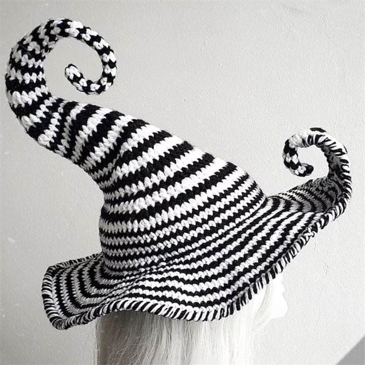 Halloween hand-crocheted personality party witch hat