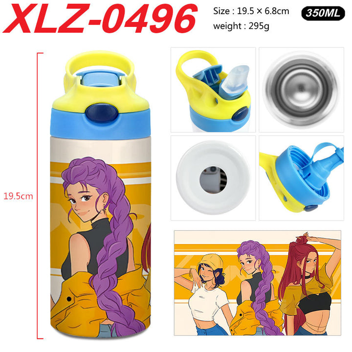 KDH K-pop inspired Stainless steel thermos Cups students Tumblers-350ml