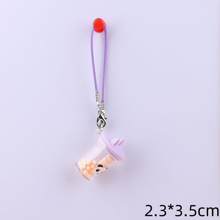 Labubu Cat ear milk tea cup doll Accessories