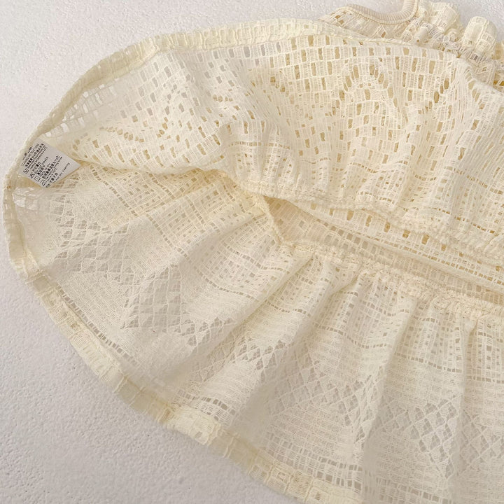 Baby Hollow Lace Suspender Dress