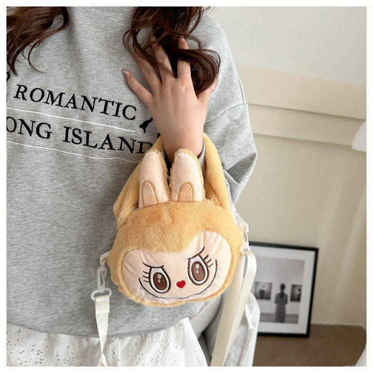 Labubu furry cute handbag labubu crossbody bag
