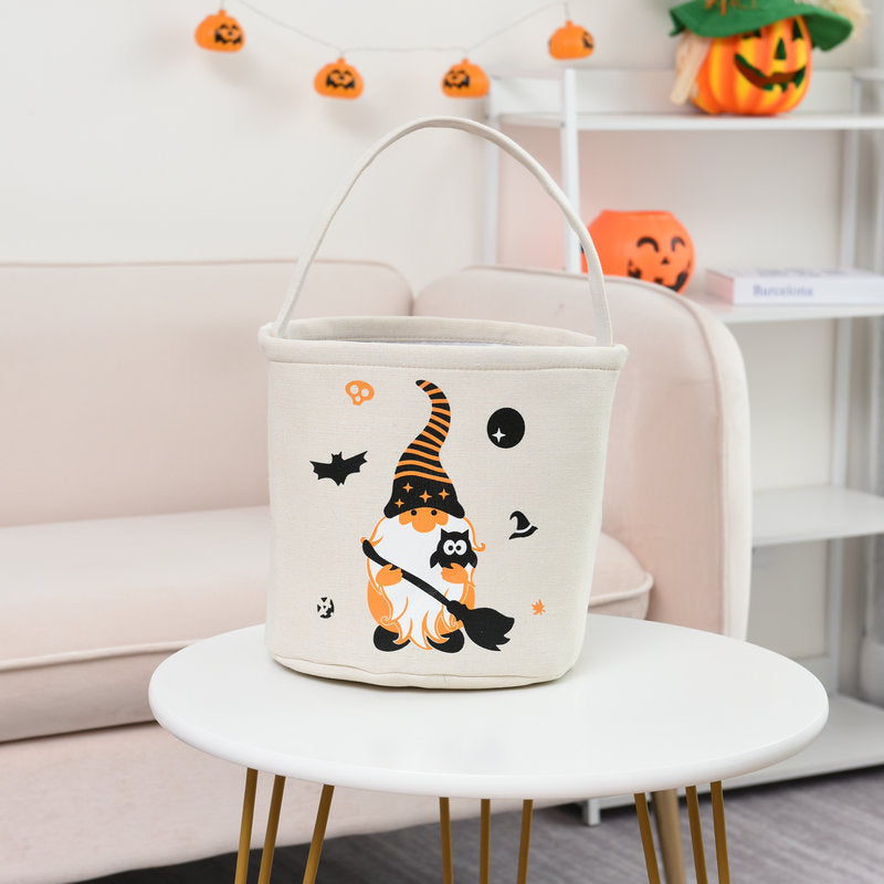 Halloween large capacity candy basket for kids