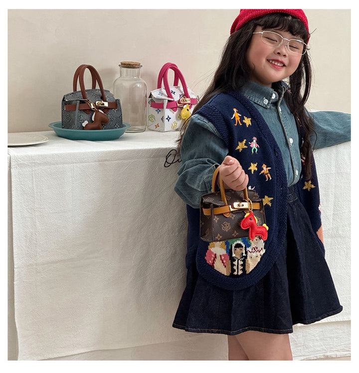 Mini Retro Print crossbody bag Kelly mini handbag