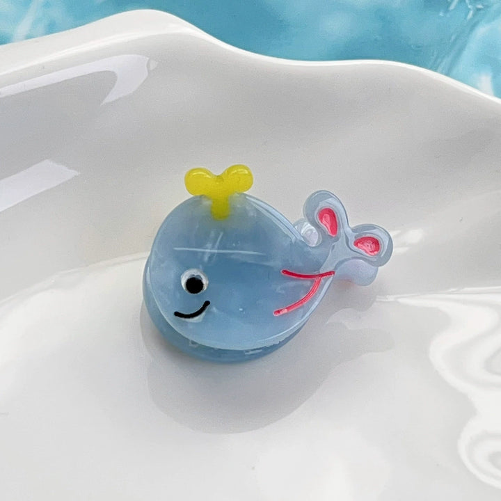 Cute fish hair clip Marine life acetate mini hair clip