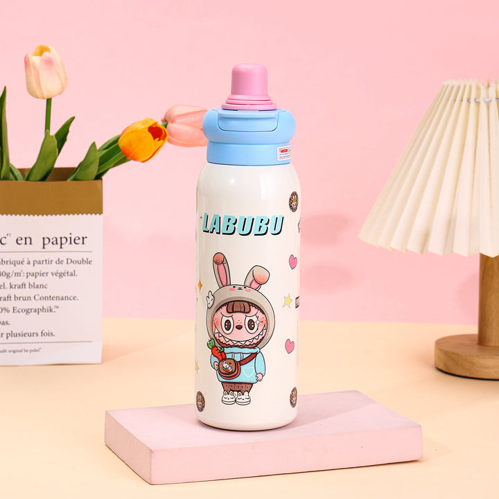 Labubu cartoon printed Stainless steel insulated cup