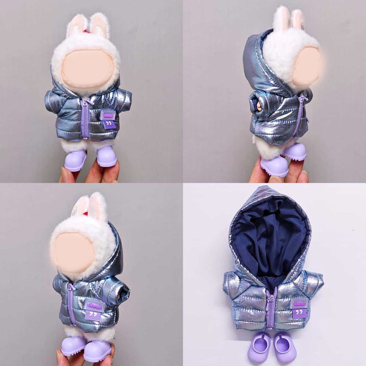 17cm dolls warm down jacket doll clothes