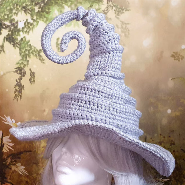 Halloween hand-crocheted personality party witch hat