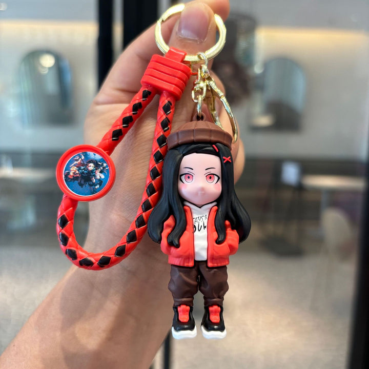 Demon Slayer: Kimetsu no Yaiba characters dress-up keychain