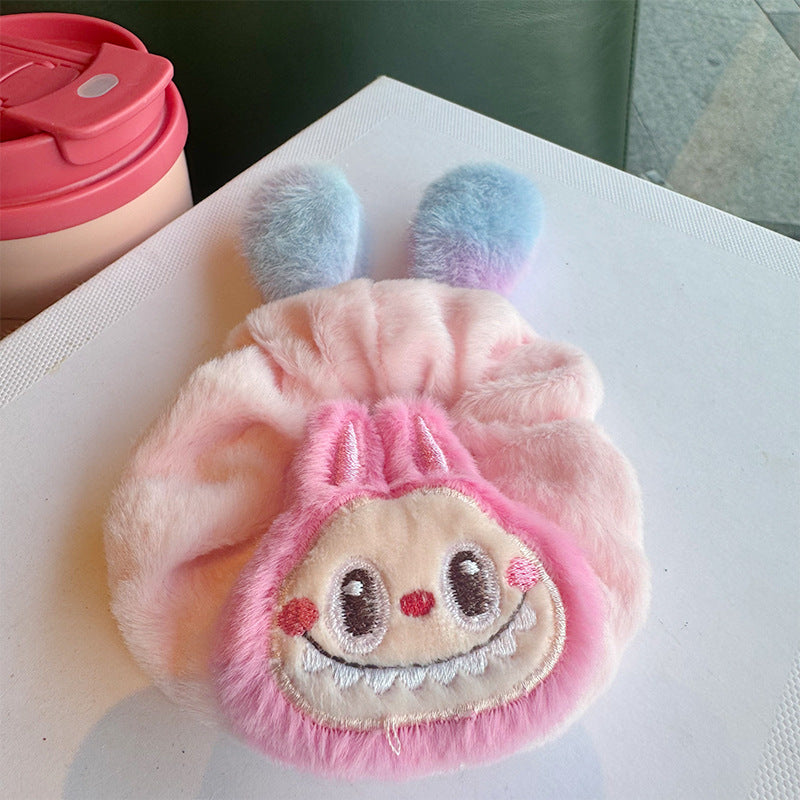 Labubu plush hair ring labubu rubber band hair accessories