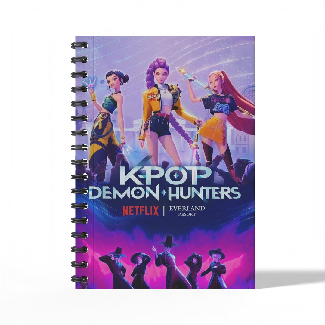 Kpop Demon Hunters coil notebook