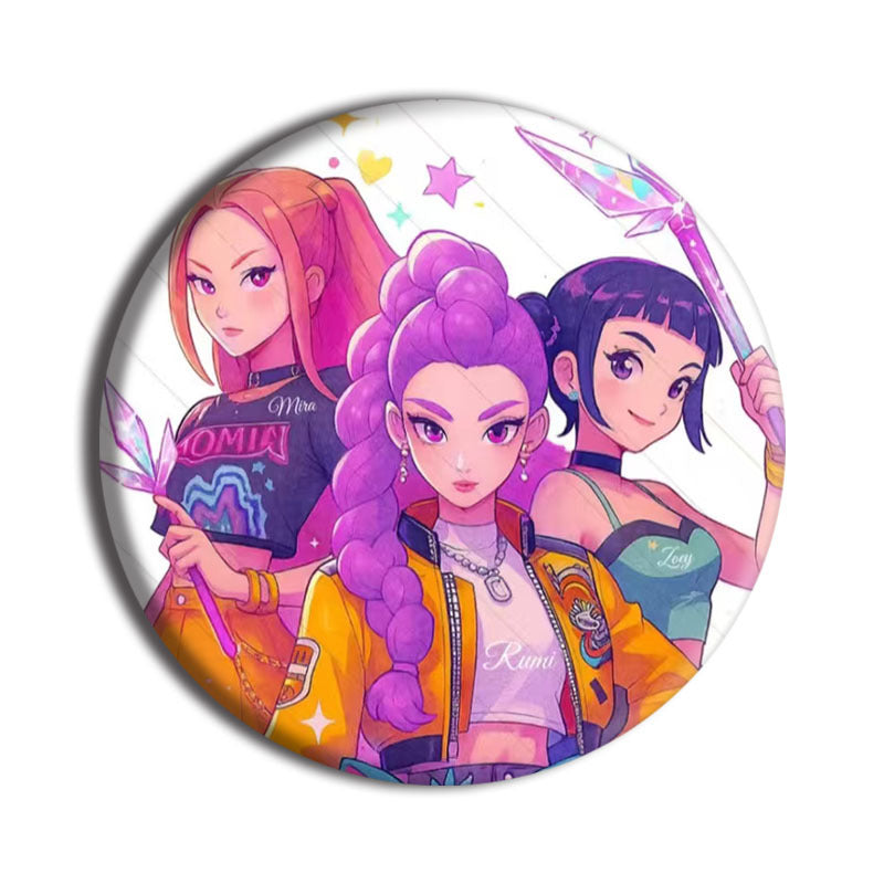 K-pop Demon Hunters Inspired Badges