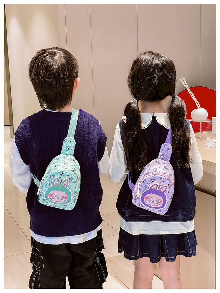 Children's Labubu chest bag cartoon labubu crossbody bag