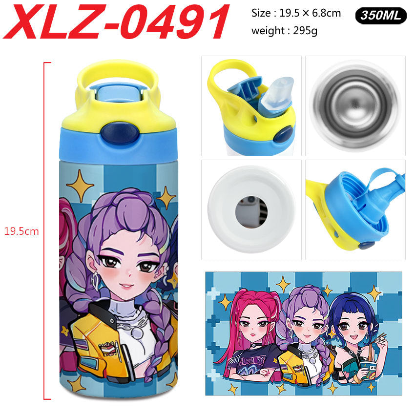 KDH K-pop inspired Stainless steel thermos Cups students Tumblers-350ml