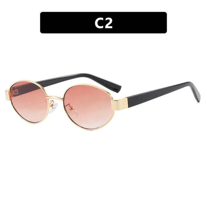 Retro Oval Sunglasses for Women
