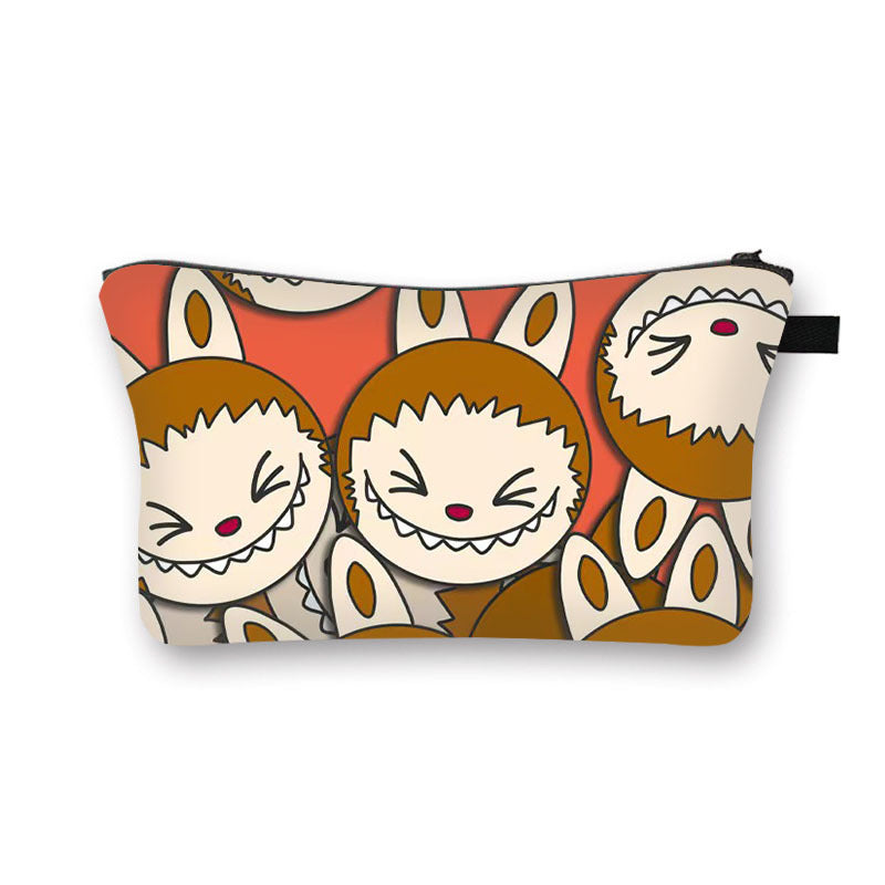 Labubu cosmetic bag portable toiletry bag