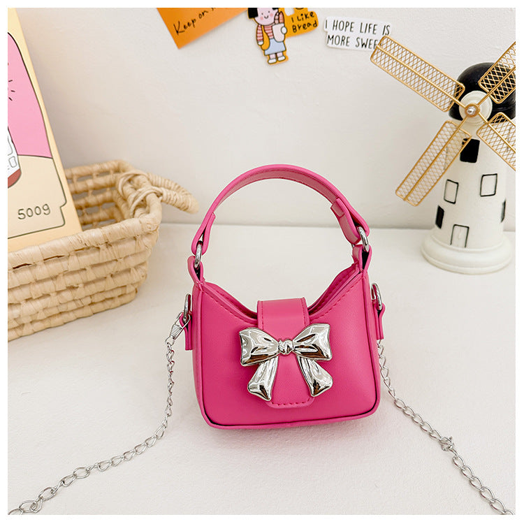 Girls bow-knot mini handbag chic shoulder bag