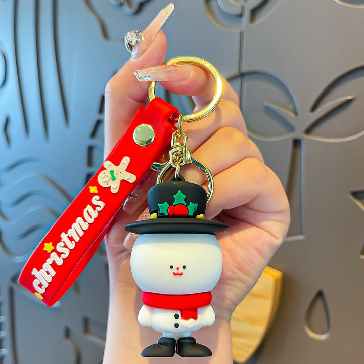 Christmas cute keychain pendant xmas gift