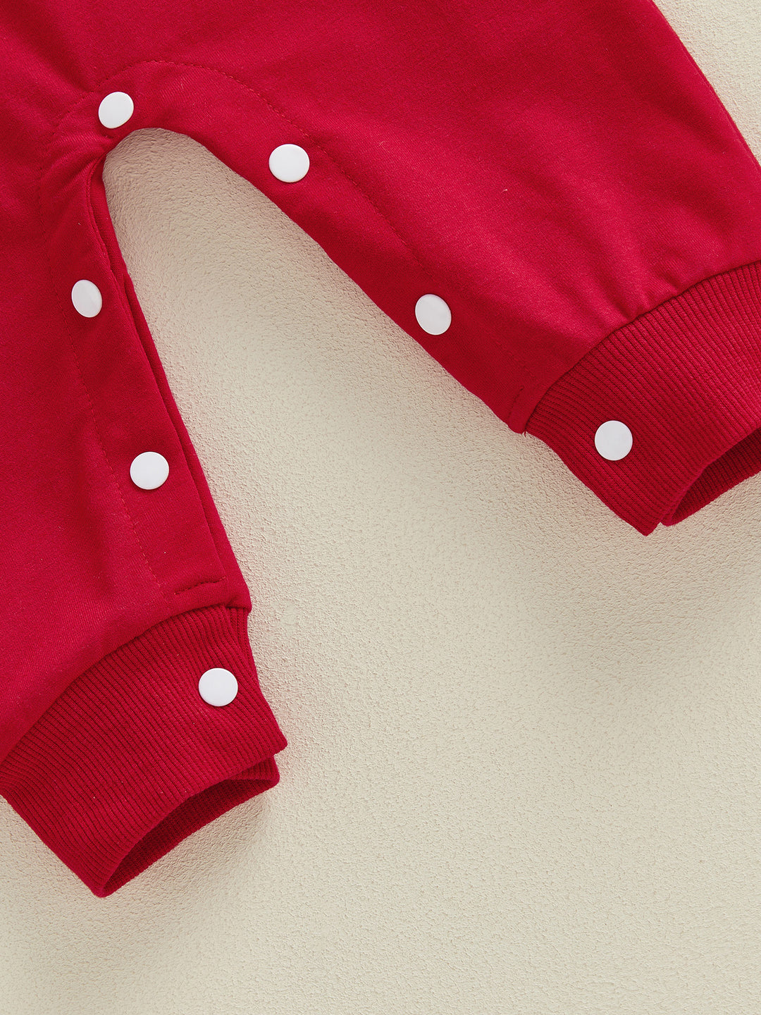 Baby Valentine's Chenille embroidered love heart romper