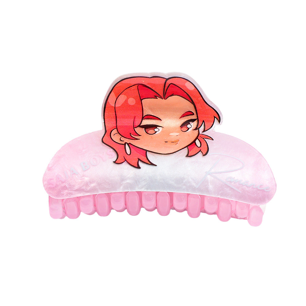 KPOP demon hunters Acrylic hair claw clip