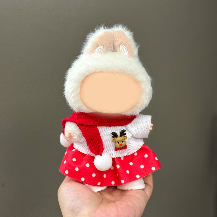 Labubu Christmas Santa clothes holiday costume
