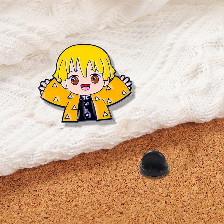 Demon Slayer: Kimetsu no Yaiba characters brooch badge