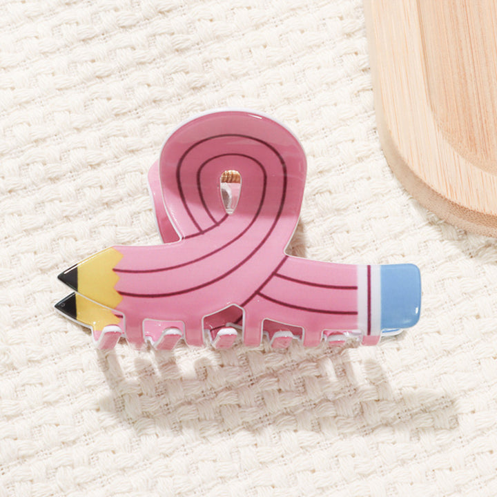 Cute pencil hair clip Back To School gift