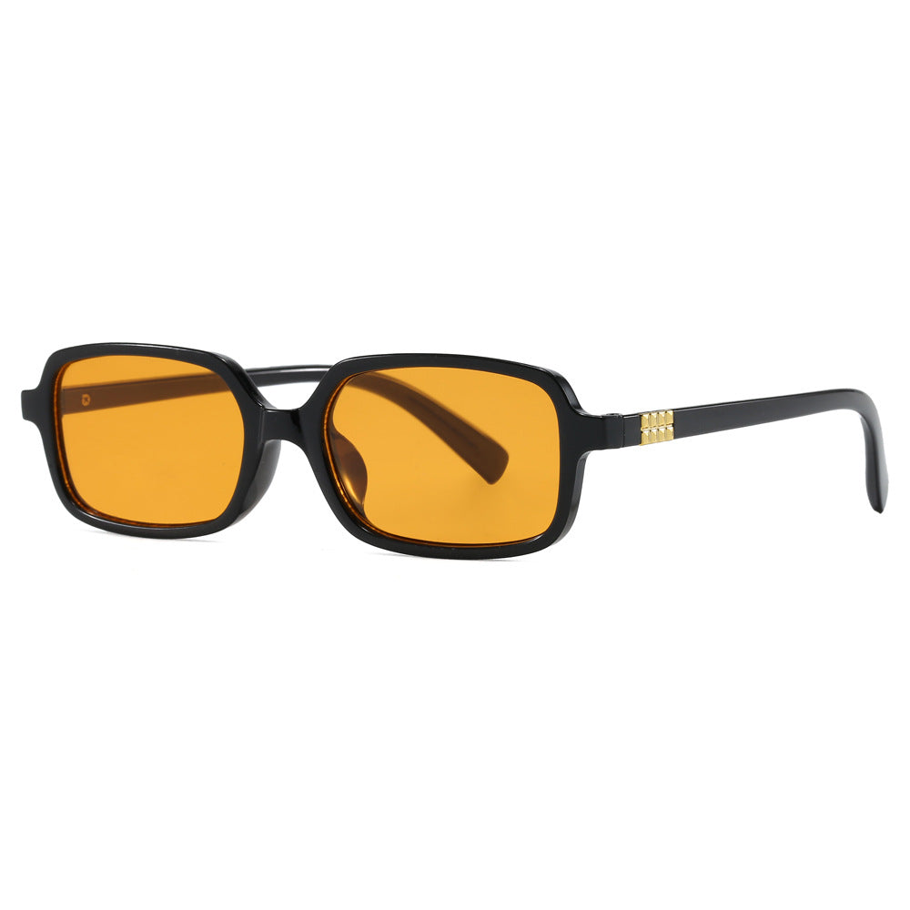 Square small frame sunglasses for women