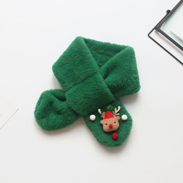 Children's Christmas plush warm scarf xmas gifts