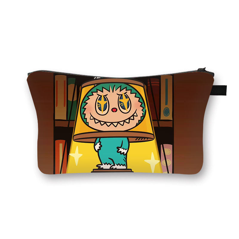 Labubu cosmetic bag portable toiletry bag