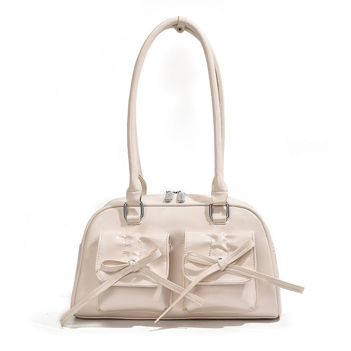 One-shoulder underarm bow bag for women